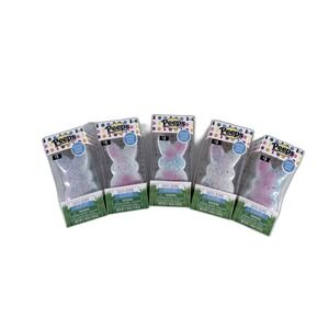 Peeps Bunny Bath Bomb Lot of 5 Cotton Candy Scented Surprise Charm Inside 5.29oz